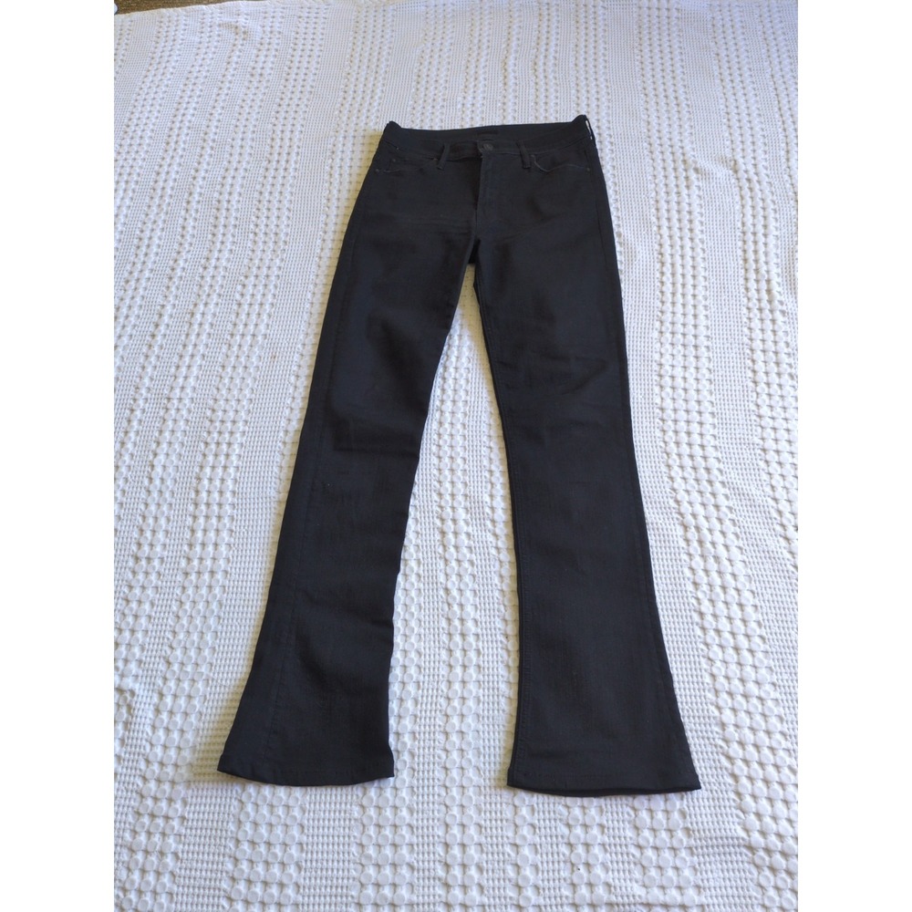 Mother The Runaway Bootcut Jeans Sz 28 Not Guilty Black 28X31
